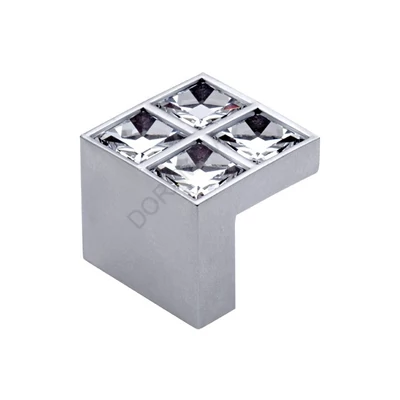 BÚTORFOGANTYÚ 550.016.KR04 ÁTM:16 MATT KRÓM-SWAROVSKI KRISTÁLY