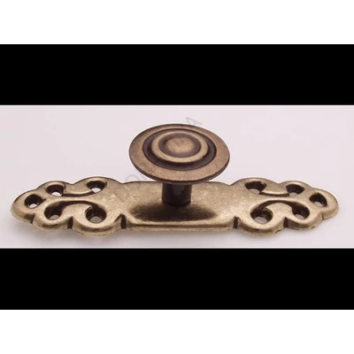 BÚTORFOGANTYÚ T231-92 GOMB ANTIKOLT BRONZ