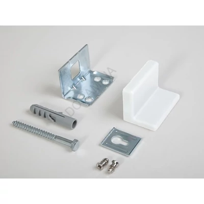 SZEKRÉNY FÜGGESZTŐ 145.0000.01 FÜGGESZTŐ TIPLIVEL 56x34x37mm FEHÉR