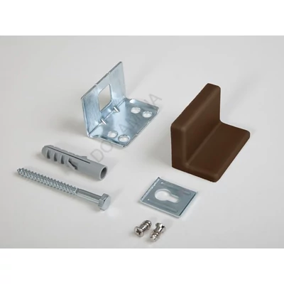 SZEKRÉNY FÜGGESZTŐ 145.0000.02 FÜGGESZTŐ TIPLIVEL 56x34x37mm BARNA