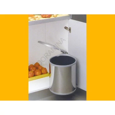 HULLADÉKGYŰJTŐ ART 272 13L, ÁTM 277x355 mm METÁL SZÜRKE; szemetes, kuka