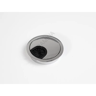 IRODABÚTOR KIEGÉSZÍTŐ 30129B FÉM KÁBELKIVEZETŐ ÁTM: 60mm KRÓM