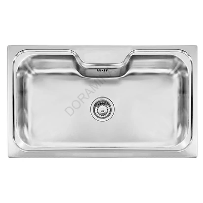 CM MOSOGATÓ EUREKA 1 MEDENCE 860x510mm ACÉL