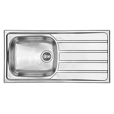 CM MOSOGATÓ UNIVERSAL 1 MEDENCE+CSEPEGTETŐ 1000x500mm ACÉL