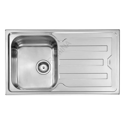 CM MOSOGATÓ CRISTAL 1 MEDENCE+CSEPEGTETŐ 860x500mm ACÉL