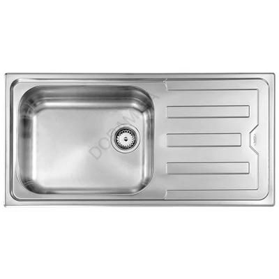 CM MOSOGATÓ CRISTAL 1 MEDENCE+CSEPEGTETŐ 1000x500mm ACÉL