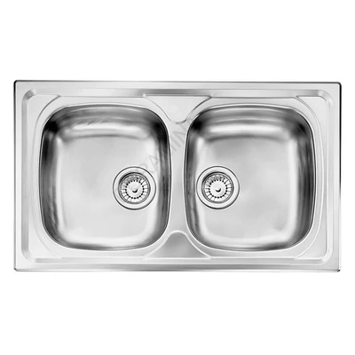 CM MOSOGATÓ UNIVERSAL 2 MEDENCE 860x500mm ACÉL