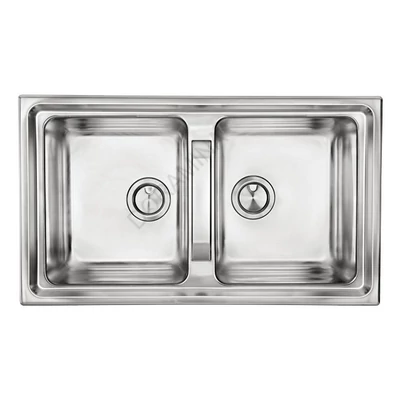CM MOSOGATÓ BRANDO 2 MEDENCE 860x500mm ACÉL