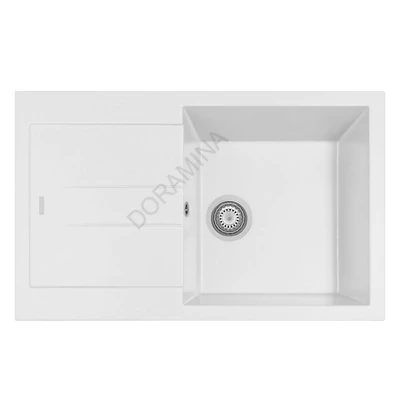 GRAWA GRÁNIT MOSOGATÓ GRAWA PT1-7810W 780x500mm FEHÉR