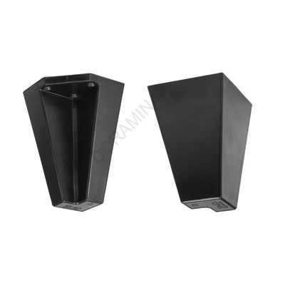 MŰANYAG DESIGN LÁB 8281 78x78mm H=120mm FEKETE