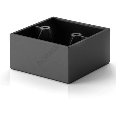 MŰANYAG DESIGN LÁB ART731 H=30mm FEKETE