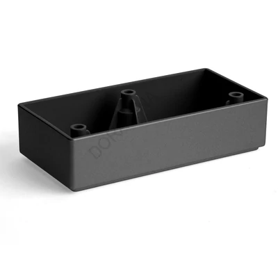 MŰANYAG DESIGN LÁB ART723 H=30mm FEKETE
