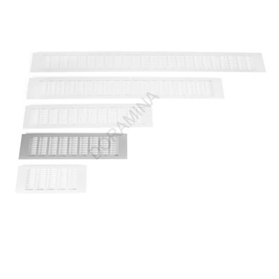 SZELLŐZŐRÁCS ALUMÍNIUM 59108 100x400mm ALUMÍNIUM