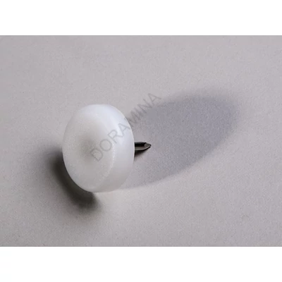 PADLÓVÉDŐ CSÚSZTATÓSZEG 25mm SZEGGEL FEHÉR