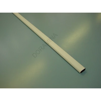 VÁLLFATARTÓ RÚD OVÁLIS 1000x30x15/0,7 mm FEHÉR
