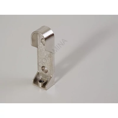 VÁLLFATARTÓ RÚD 12106 RÚDTARTÓ OVÁLIS RÚDHOZ L:64mm NIKKEL