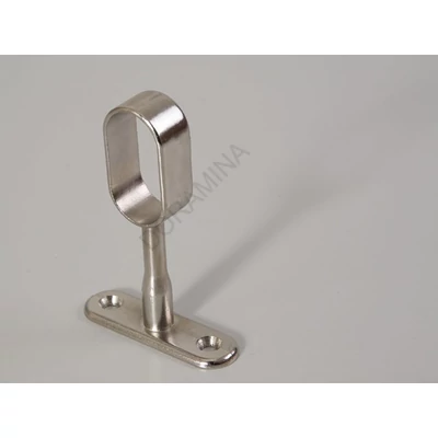 VÁLLFATARTÓ RÚD 12109 RÚDTARTÓ OVÁLIS RÚDHOZ L:71mm NIKKEL