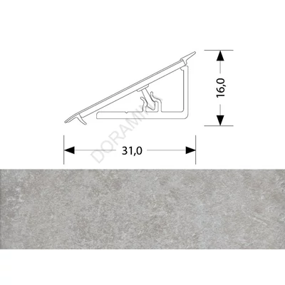 VIZZÁRÓ PL_1429U_K209 RS 4,2 fm CREMA LIMESTONE (Perfect Line végzáró, sarok)