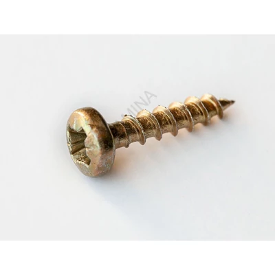 REDŐNY RENDSZER CSAVAR 3,5x16mm D FEJŰ SÁRGARÉZ