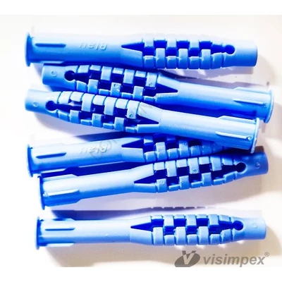 ECOFIX univerzális hosszú kék tipli, műanyag 8x90 mm Reisser  (5x80-as csavarhoz)