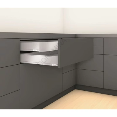 K-BLUM Legrabox M 500 mm/40 kg, Blumotion/TOB, fehér SW-M, csavar